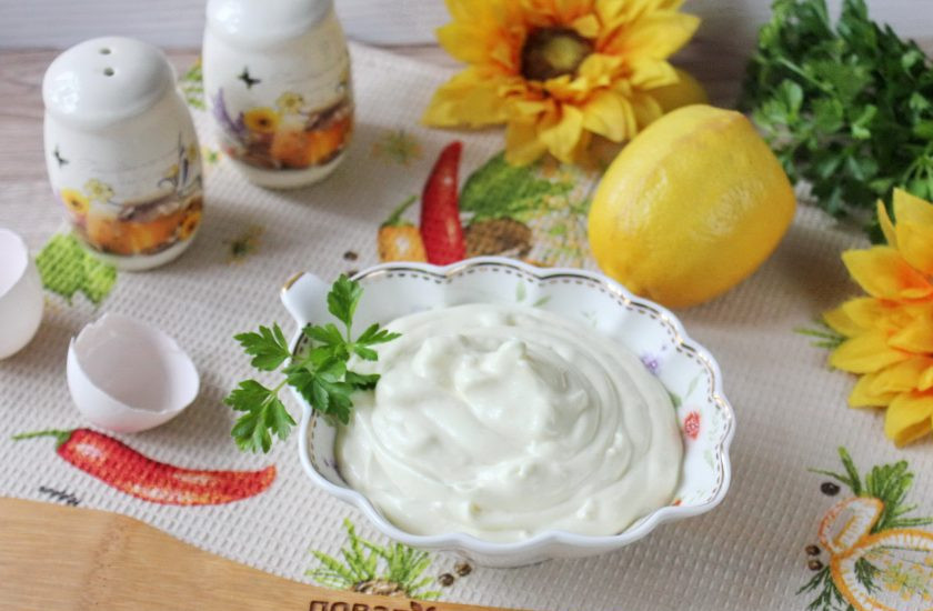 1. Этап. Домашний майонез Провансаль миксером за 5 минут: Майонез 