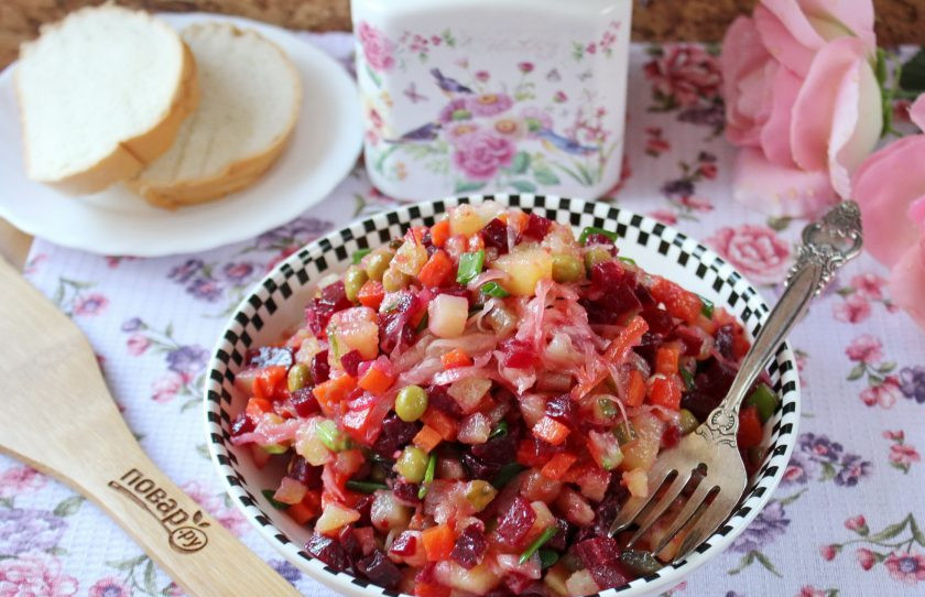 1. Этап. Винегрет по ГОСТу: Винегрет по ГОСТу готов. Подавайте на закуску.