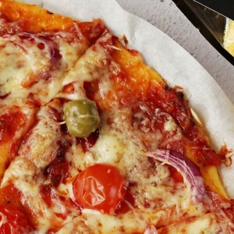 А-ля пицца на поленте