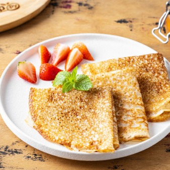 Блины на соевых сливках