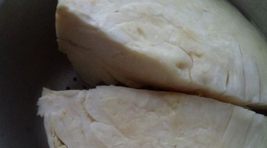 1. Этап. Капуста Чим чи: Готовую капусту промойте холодной водой.