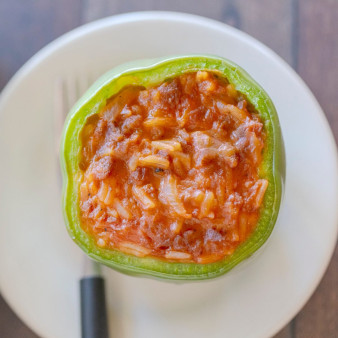 Stuffed Peppers with Tomato Soup