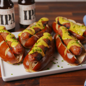 Beer Cheese Brats