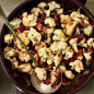 Pan-Roasted Cauliflower with Pine Nuts and Raisins