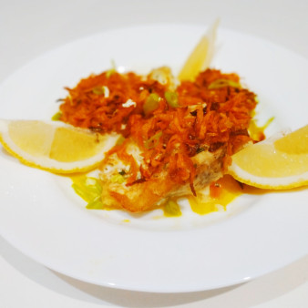 Щука с морковью