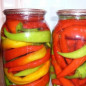 Острый перец, маринованный на зиму
