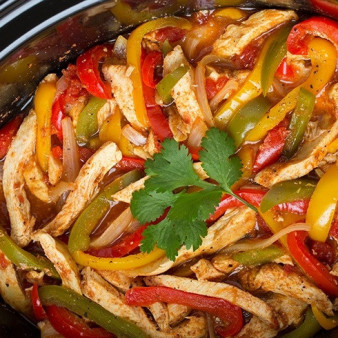 Тушеная курица с овощами в мультиварке