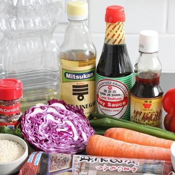 1. Этап. Лапша Сезам: Ингредиенты