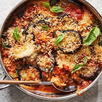 Skillet Eggplant Parm