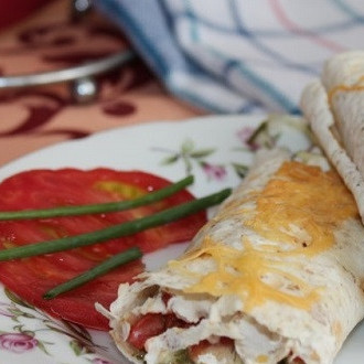 Лаваш, запеченный с сыром