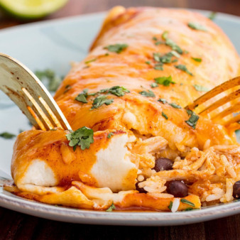 Cheesy Baked Burritos