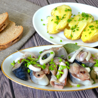 Скумбрия пряного посола в домашних условиях