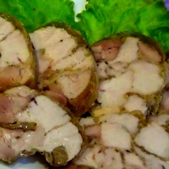 Куриный рулет в аэрогриле