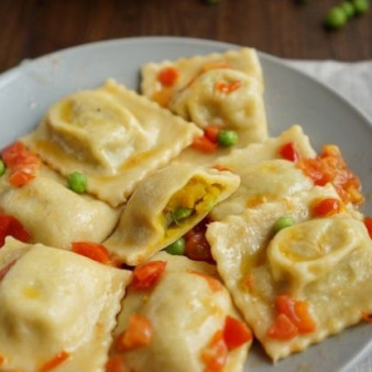 Постные равиоли