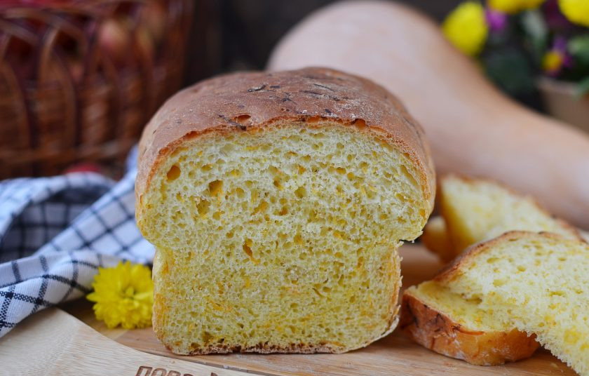 1. Этап. Хлеб с тыквой: Приятного аппетита!