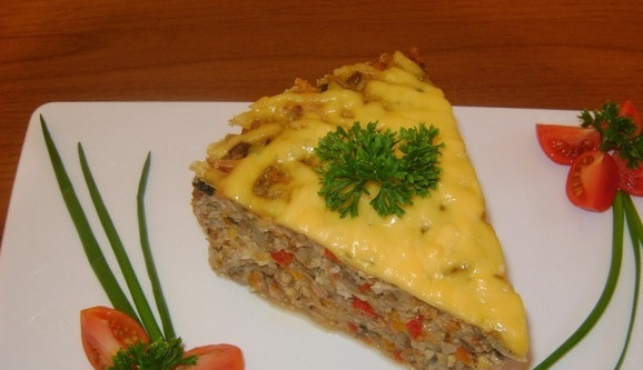 1. Этап. Творожная запеканка с гречкой: 4. Готово! Приятного аппетита!