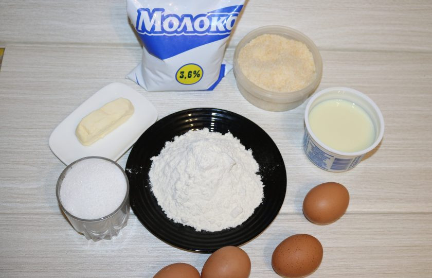 1. Этап. Кокосовый Наполеон: Приготовьте ингредиенты для крема.