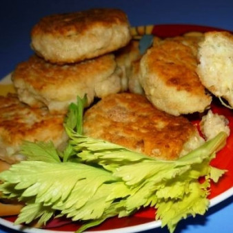 Котлеты куриные с геркулесом