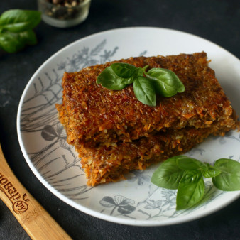 Запеканка из моркови с фаршем