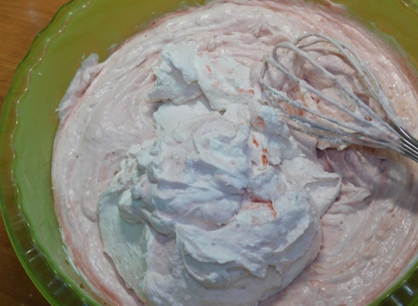 1. Этап. Торт Крем а-ля крем: Смешайте обе массы.