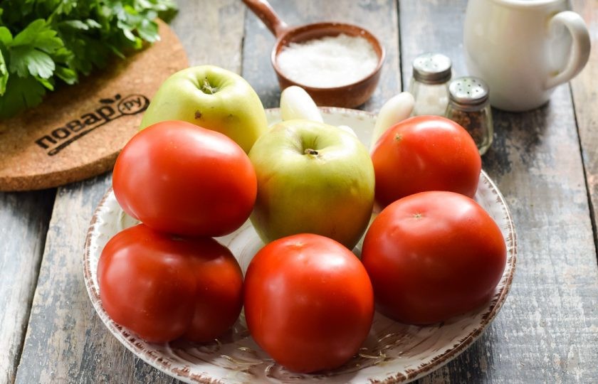 1. Этап. Кетчуп Краснодарский: Подготовьте ингредиенты.