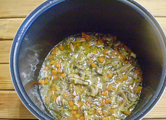 1. Этап. Гуляш из шампиньонов: 5. Гуляш готов. Приятного аппетита!