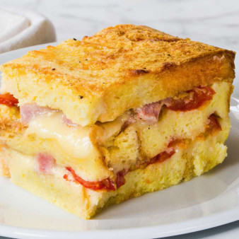 Ham and Cheese Breakfast Casserole