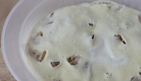 1. Этап. Творожная запеканка на пару: Готовим в пароварке в течение 40-45 минут.