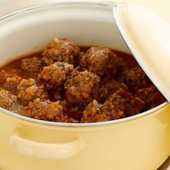 Мясные ежики с рисом