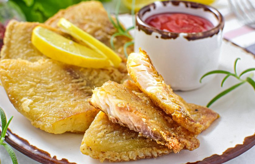 1. Этап. Филе тилапии в муке на сковороде: Приятного аппетита!