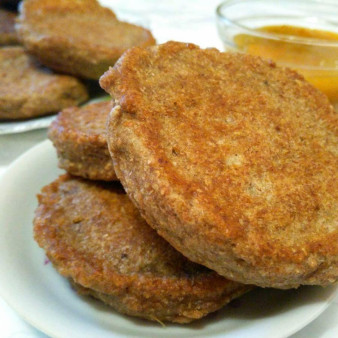 Ржаные оладьи с отрубями