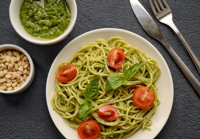 1. Этап. Веганский песто: Веганский песто готов, приятного аппетита!