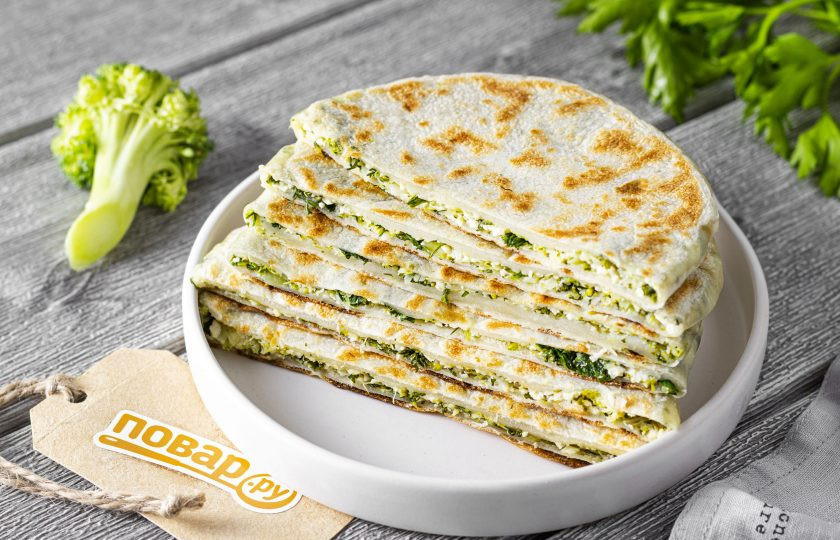 1. Этап. Лепешки с брокколи: Лепешки с брокколи готовы, приятного аппетита!