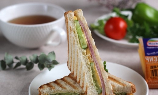 1. Этап. Просто сэндвич: Приятного аппетита!