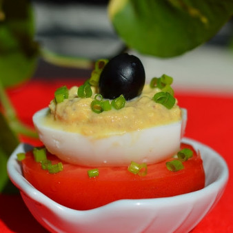 яйца Мимоза