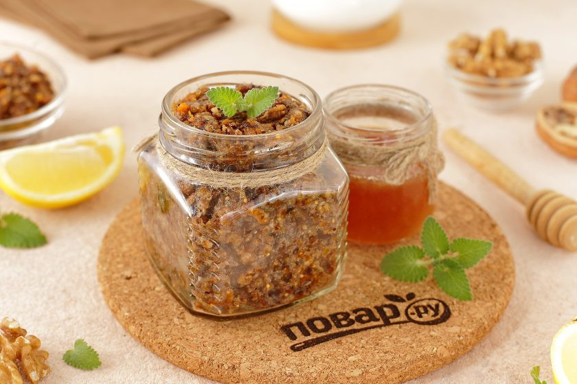 1. Этап. Паста Гиппократа с лимоном: Всем крепкого здоровья и приятного аппетита!