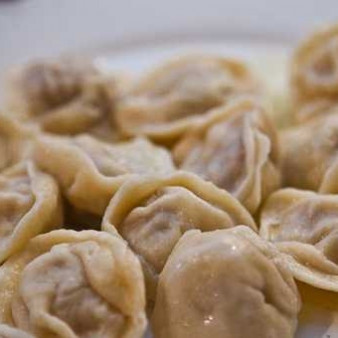 Пельмени с говяже-свиным фаршем