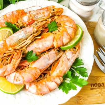 Лангустины в сливочном соусе