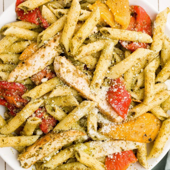 Trader Joe's Pesto Penne with Chicken