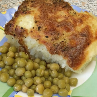 Рыба с картофелем под майонезом