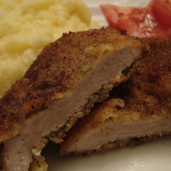 Ромштекс из свинины на сковороде