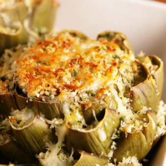 Cheesy Stuffed Artichokes