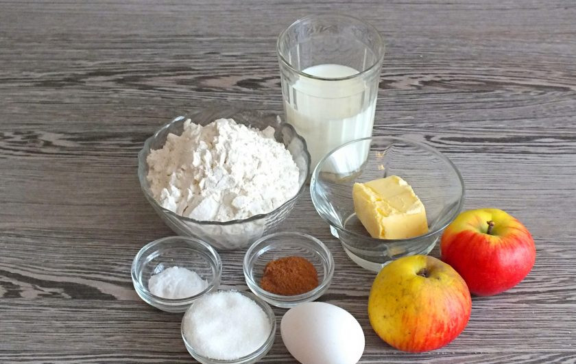 1. Этап. Ленивые булочки: Подготовьте необходимые ингредиенты.