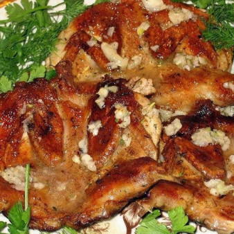 Жареная куропатка