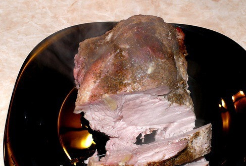 1. Этап. Свиная шея, запеченная в фольге: Приятного аппетита!