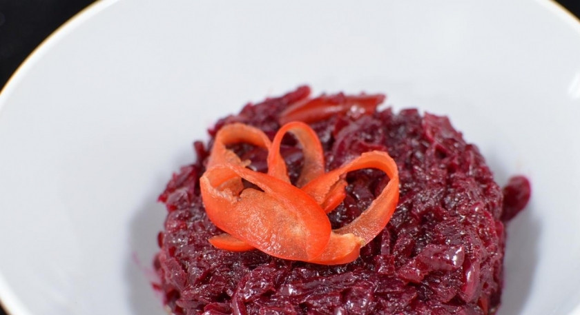 1. Этап. Салат из свеклы на зиму: Наш салат из свеклы на зиму выглядит примерно таким образом. Приятного аппетита!