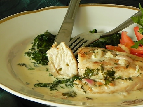 1. Этап. Куриная грудка с розмарином: Подавайте со шпинатом или брокколи. Приятного аппетита!