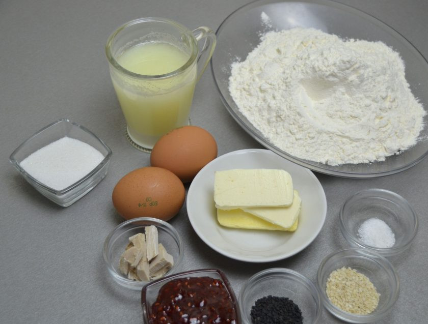 1. Этап. Польские булочки: Подготовьте ингредиенты.