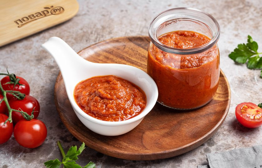 1. Этап. Соус Демиглас из овощей: Соус 