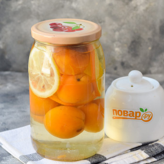Фанта из абрикосов на зиму